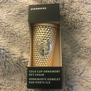 Starbucks Bling Ornament Gold